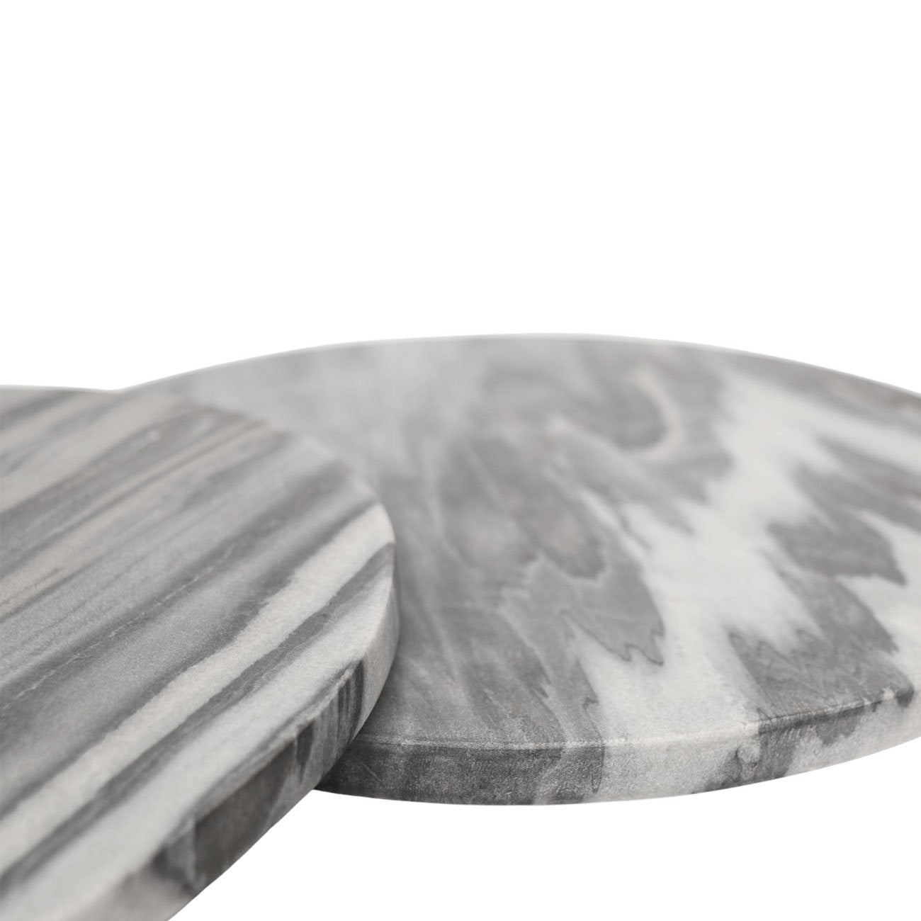 MARBLE CHARGER PLATE - GREY