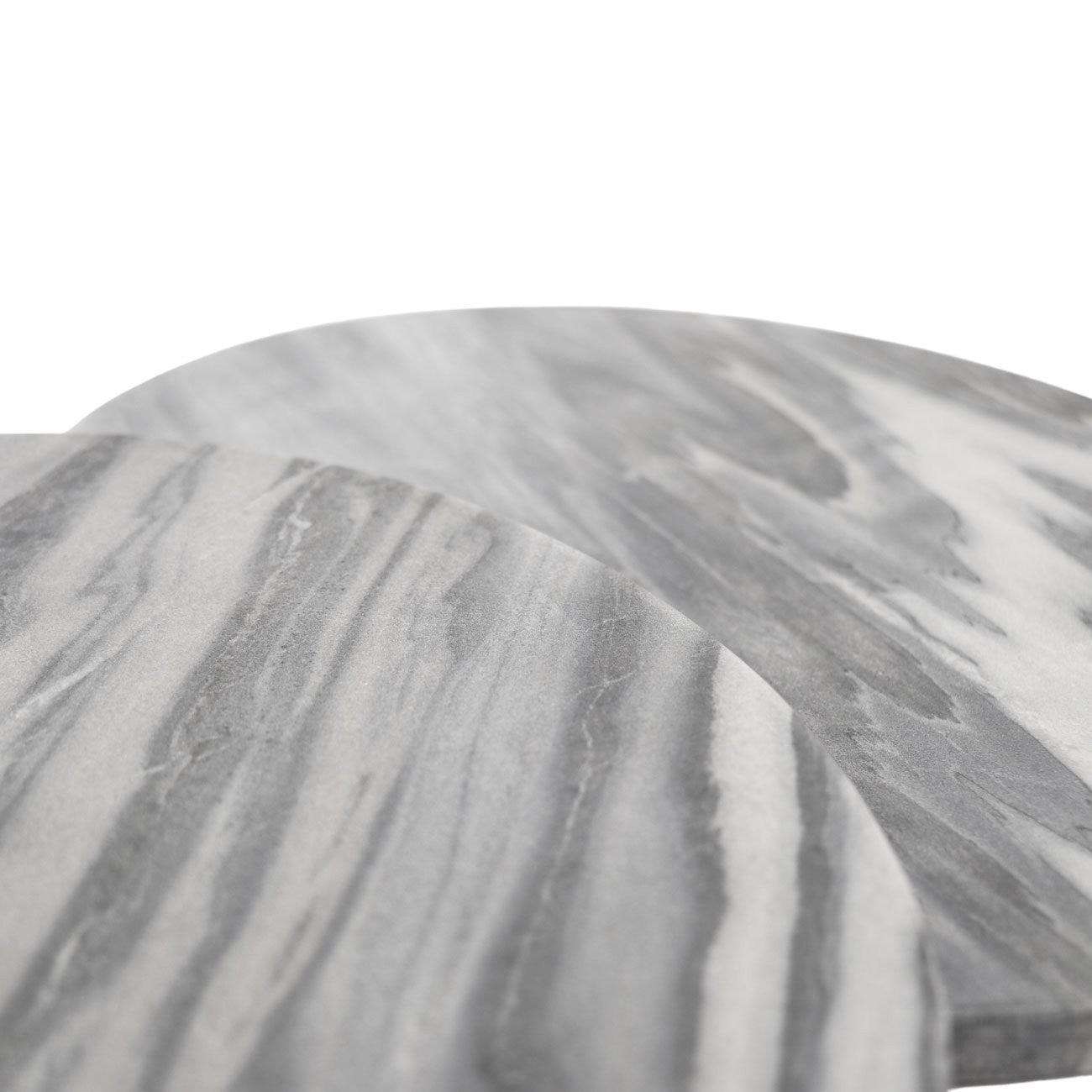 MARBLE CHARGER PLATE - GREY