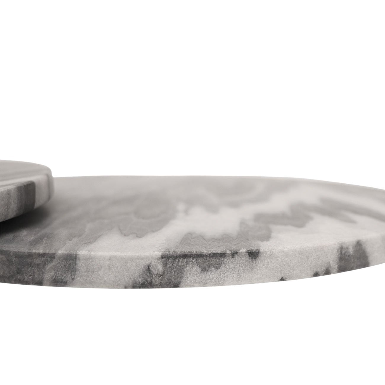 MARBLE CHARGER PLATE - GREY