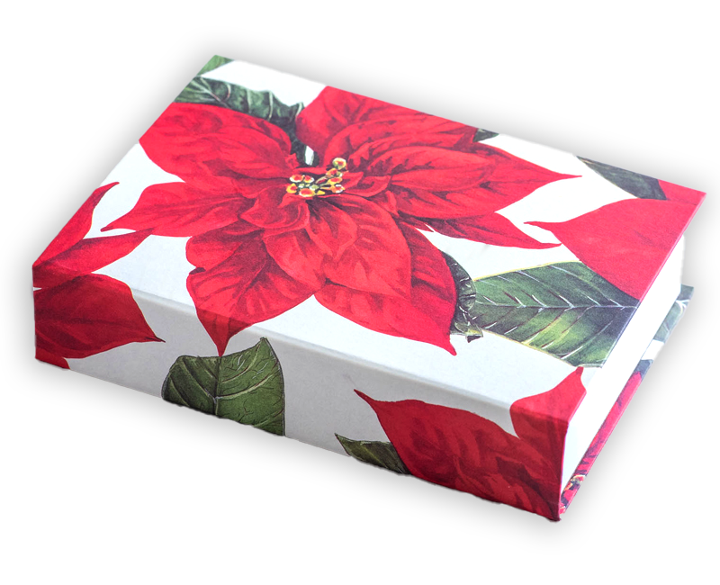 CHRISTMAS POINSETTIA JOTTER PAD