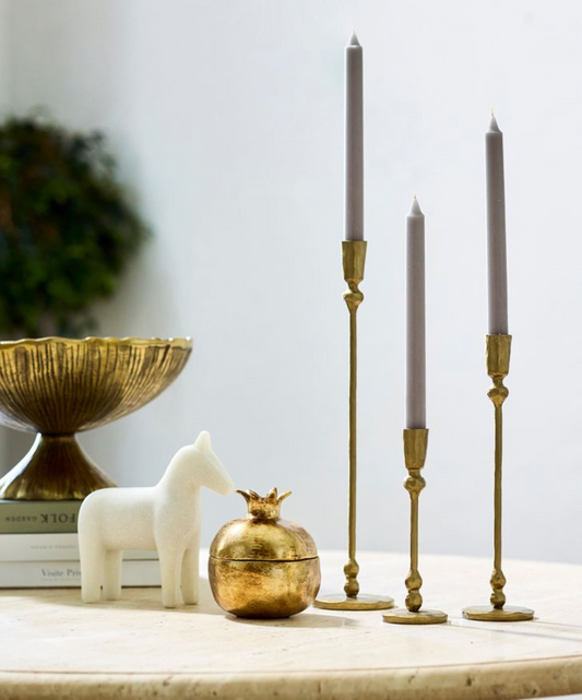 EDDIE GOLD CANDLEHOLDER - MEDIUM