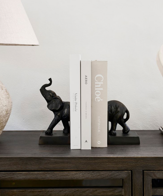 ELEPHANT BOOKENDS