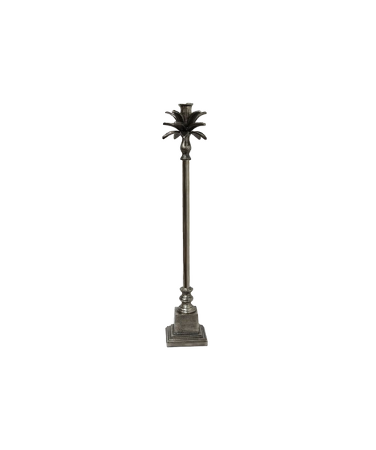 PALM LEAF CANDLE HOLDER - TALL