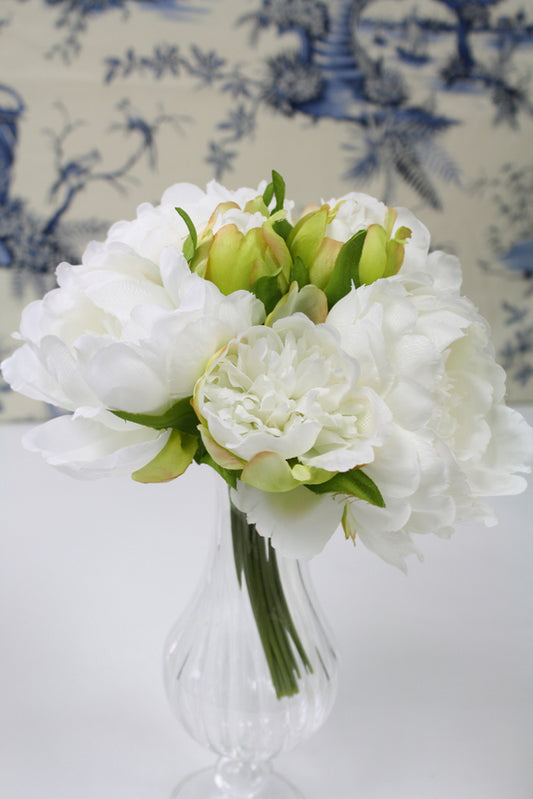 PEONY BOUQUET - WHITE