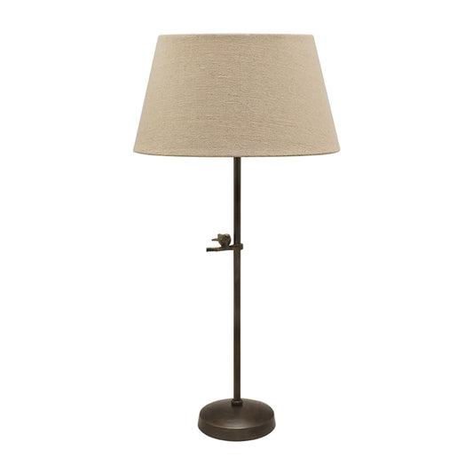 PERCHED BIRD LAMP BASE - DARK BRONZE STYLE FINISH