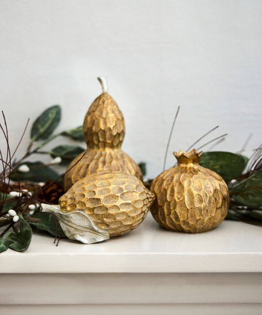 POMEGRANATE ORNAMENT - GOLD