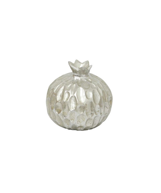 POMEGRANATE ORNAMENT - SILVER