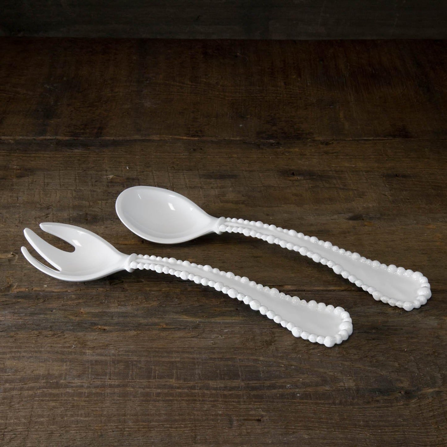 PEARL MELAMINE SALAD SERVERS