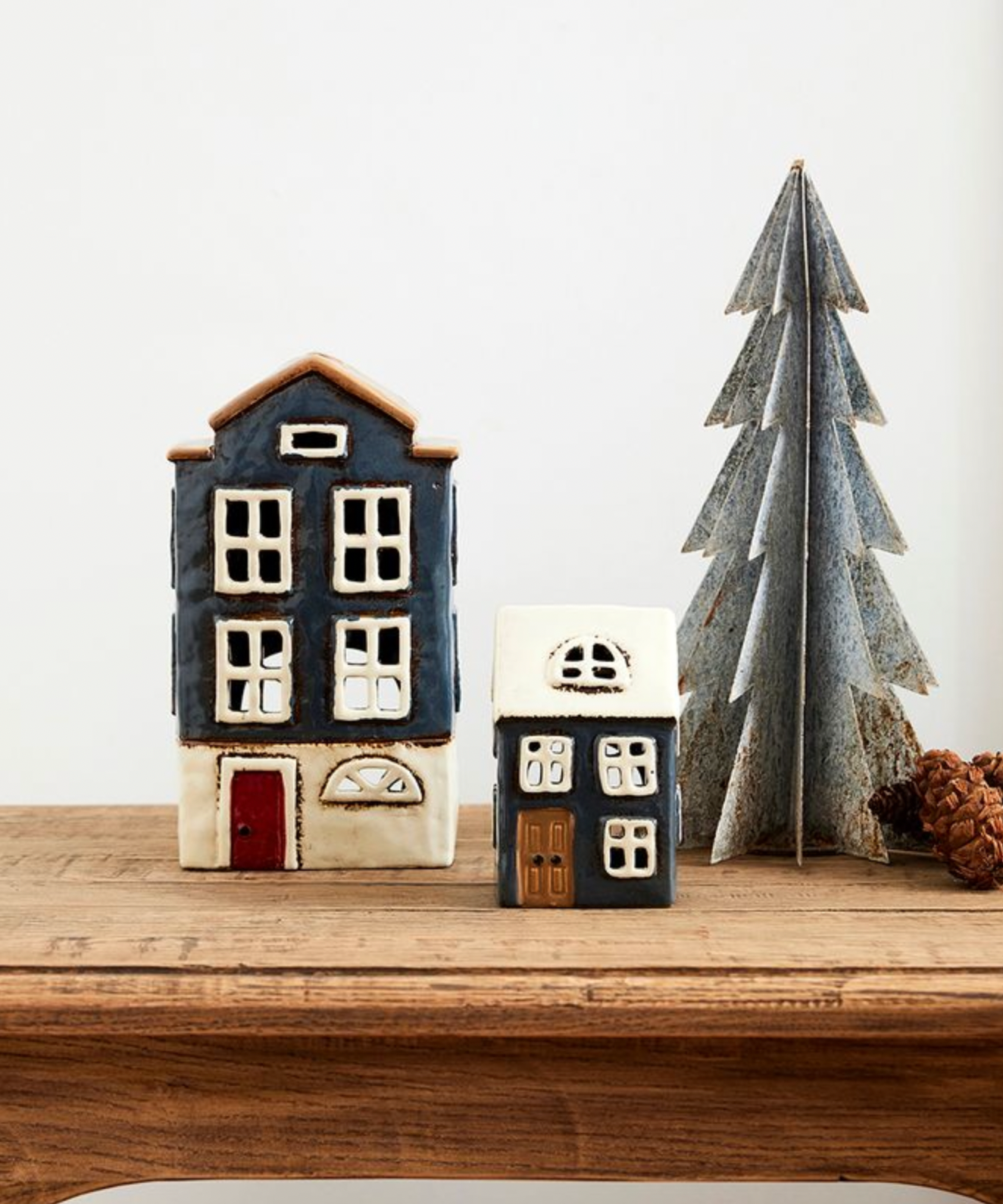 PRE ORDER: ALSACE TEALIGHT HOUSE - NAVY