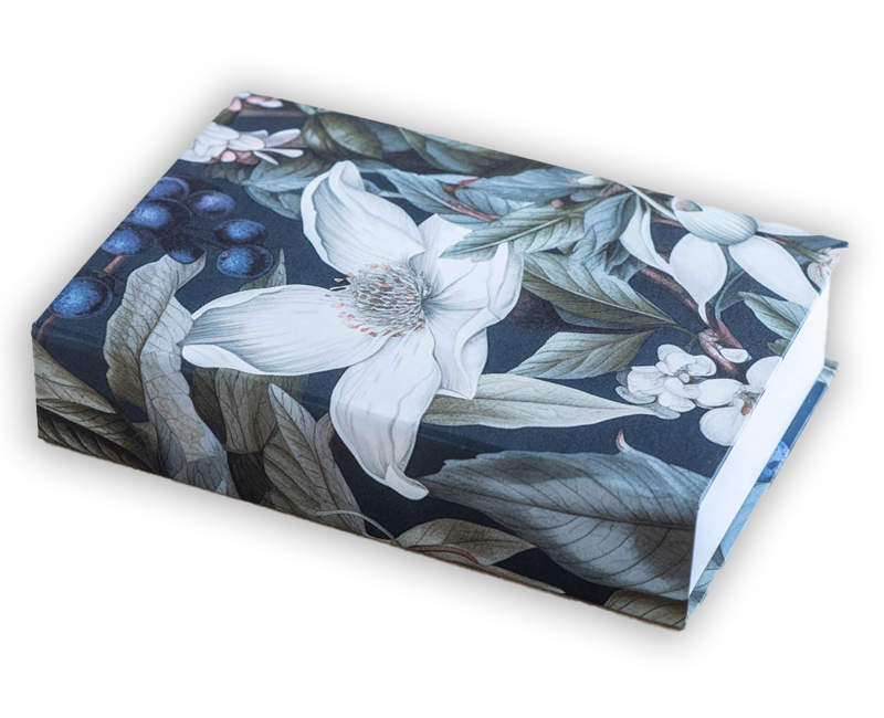 WHITE FLOWER BOTANICAL JOTTER PAD