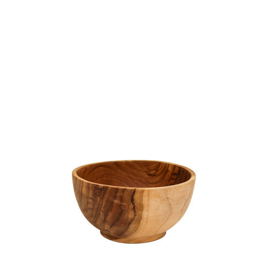 TEAK ROUND BOWL