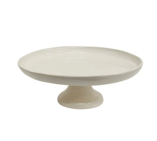 FRANCO RUSTIC WHITE CAKE STAND