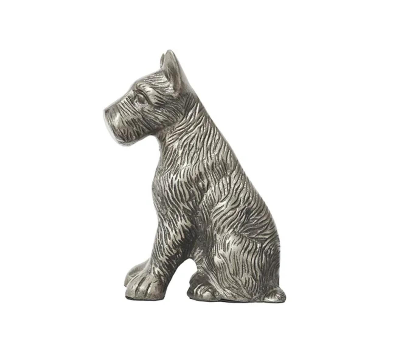 SITTING SCOTTIE DOG - SILVER