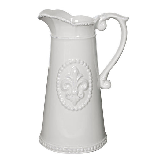 LOUIS CROWN CERAMIC PITCHER